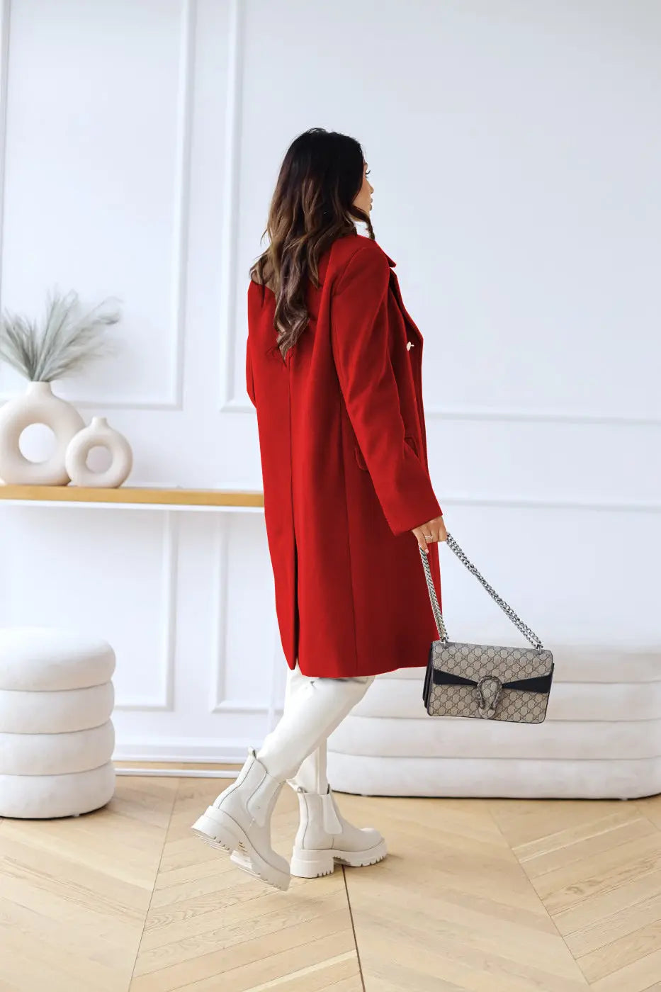 Malia | Manteau Femme en Laine Double Boutonnage