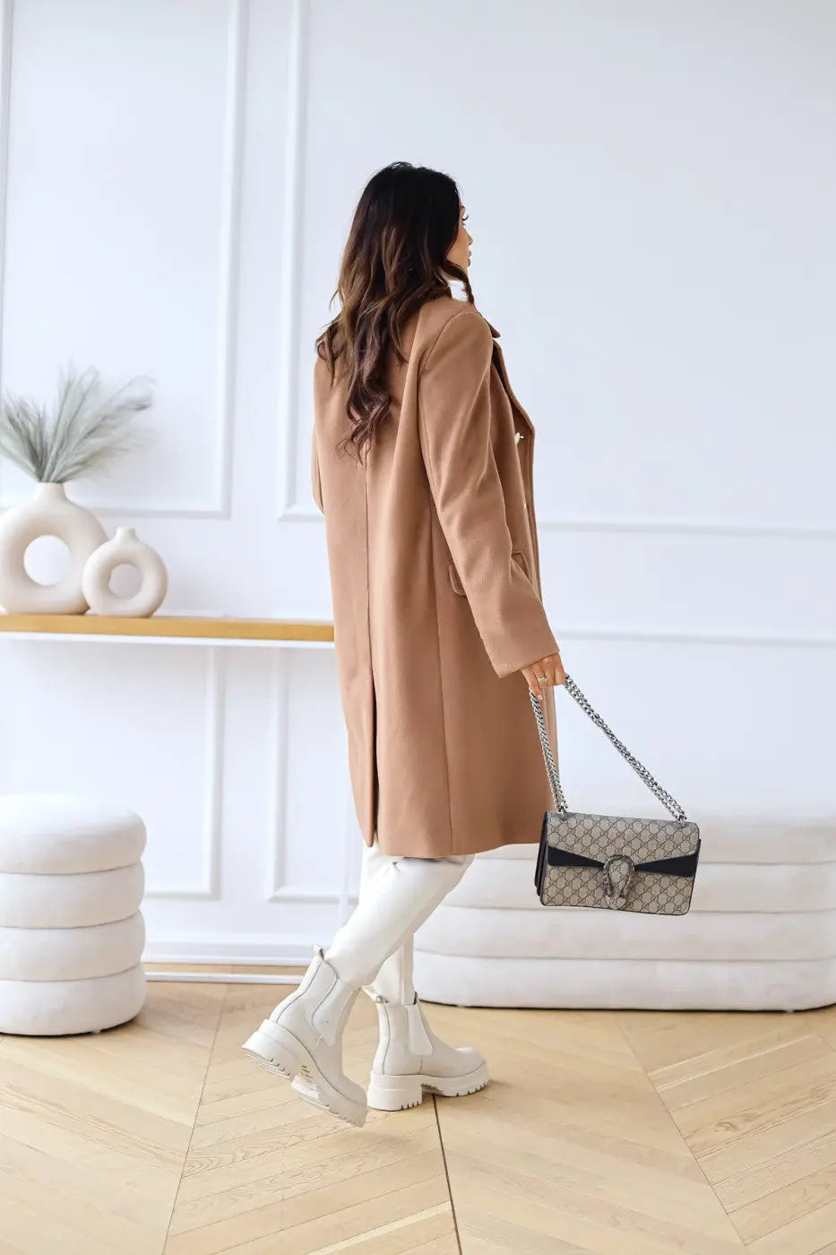 Malia | Manteau Femme en Laine Double Boutonnage