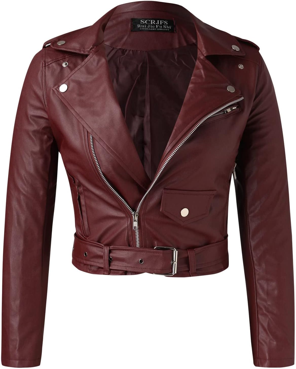 FASLOLSDP Giacca invernale da donna, lunga, retrò, con collo a risvolto, giacca invernale, sexy, da motociclista, per la primavera, per attività all'aperto