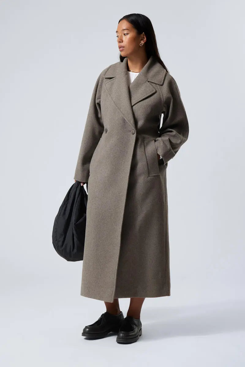 Chiara | Manteau Long pour Femme Oversize Laine