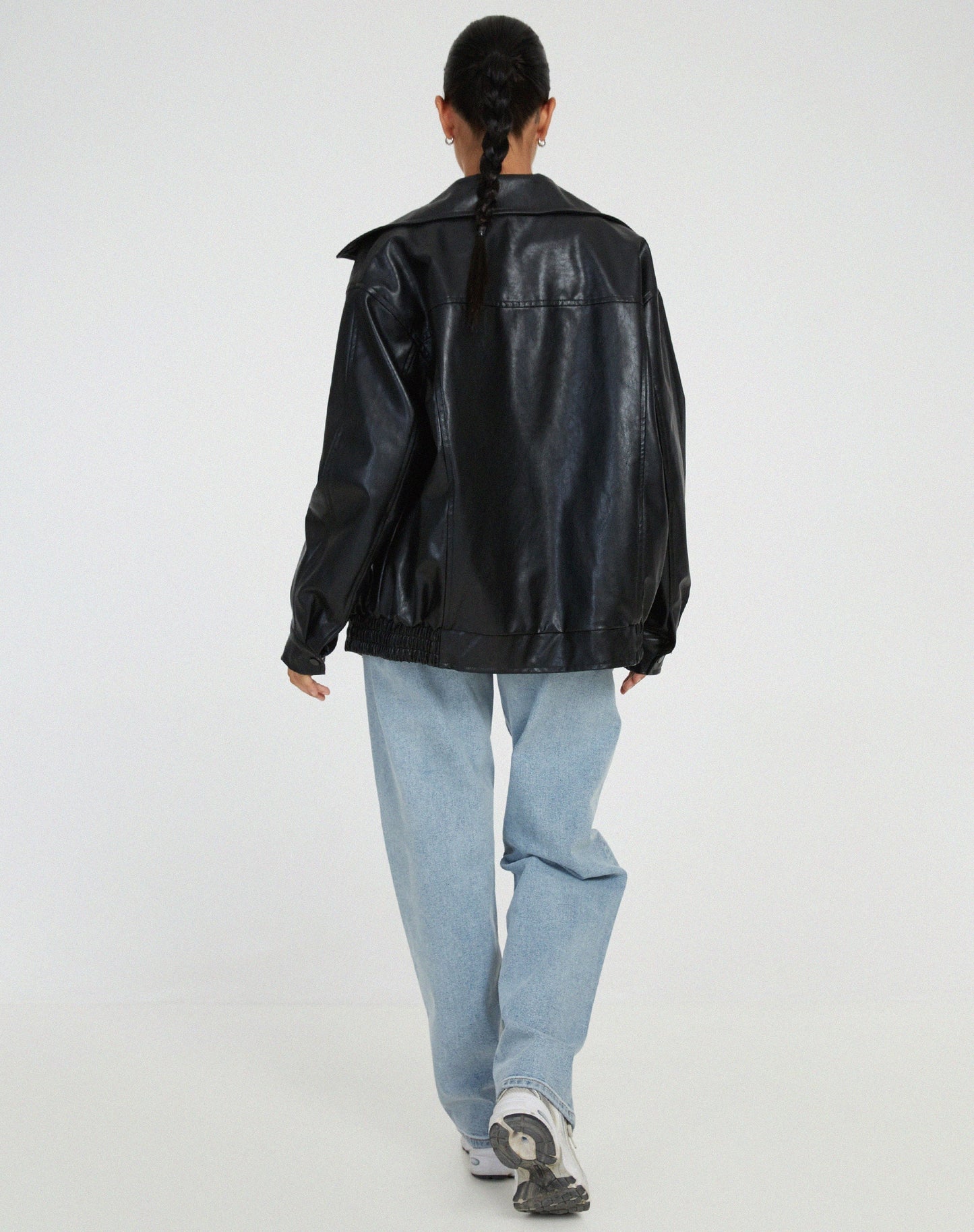 Ivy | Veste Femme Oversize en Simili Cuir