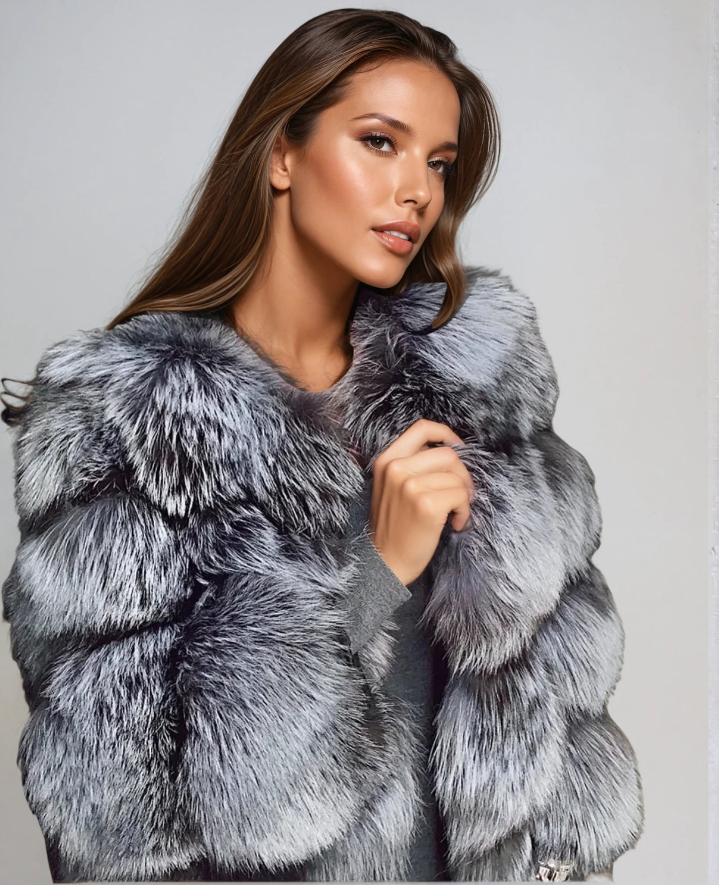 Elina | Manteau pour Femme en Fausse Fourrure