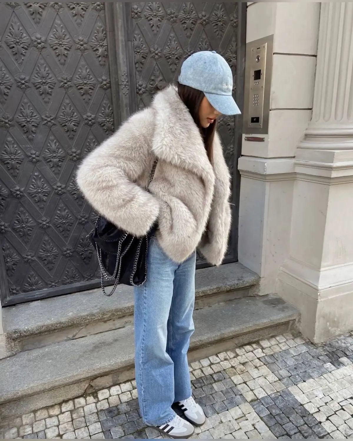 Lucy | Manteau En Fausse Fourrure Femme Élégant