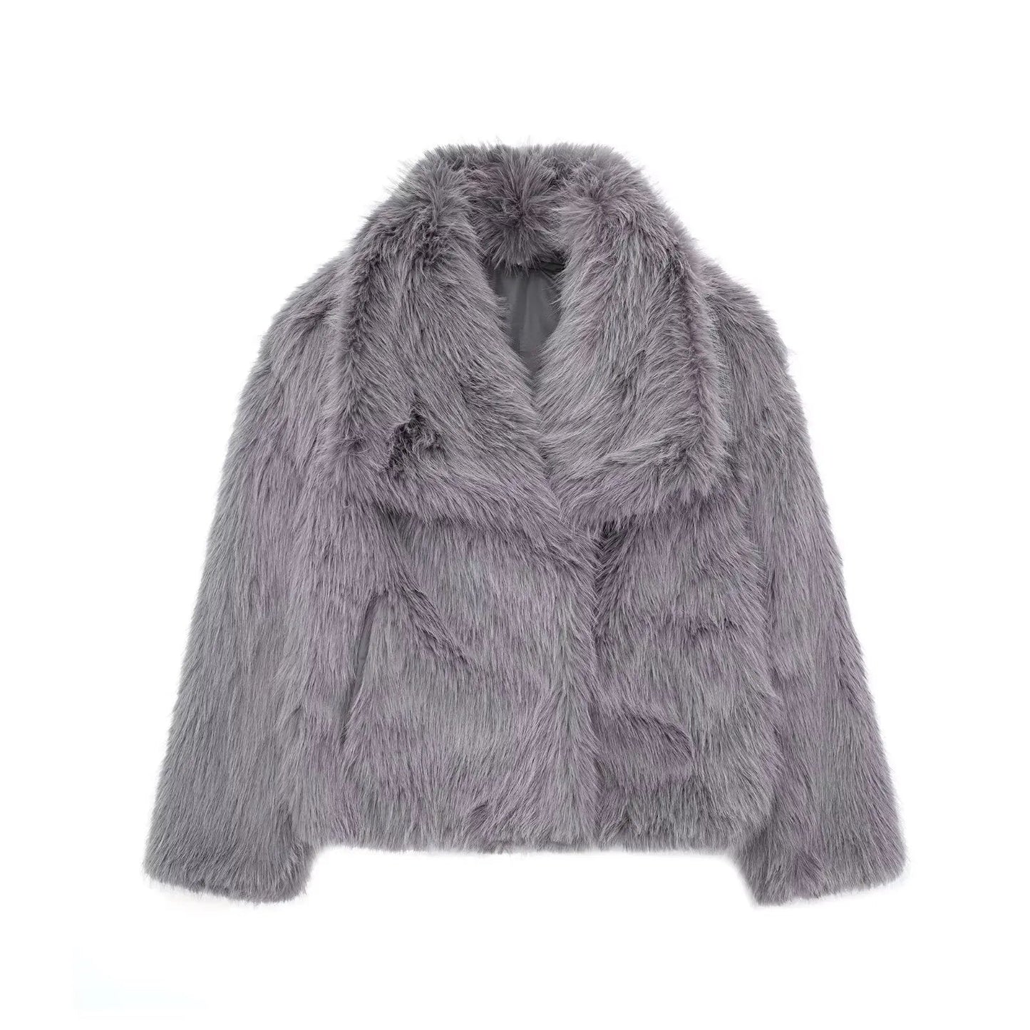 Lucy | Manteau En Fausse Fourrure Femme Élégant