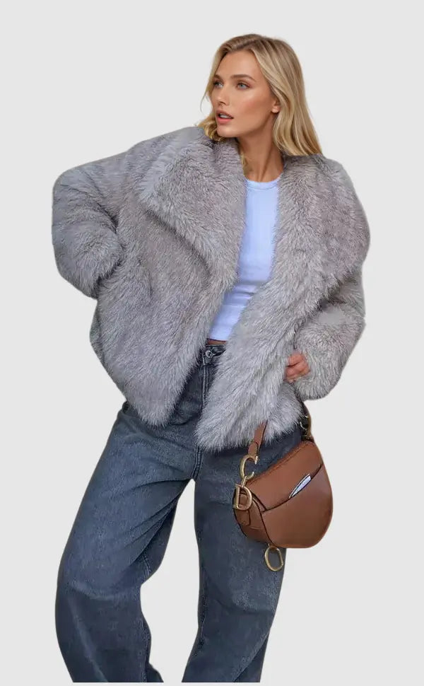 Lucy | Manteau En Fausse Fourrure Femme Élégant