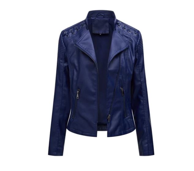 Veste en cuir d'agneau pour l'automne