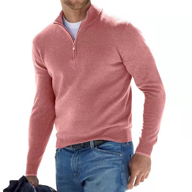Vero – Heren V-hals pullover van zachte katoenmix