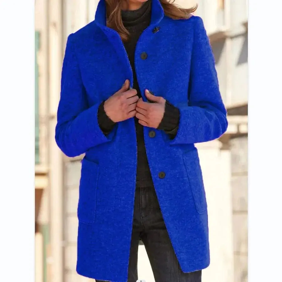 Élise | Manteau Élégant Classique en Laine pour Femme