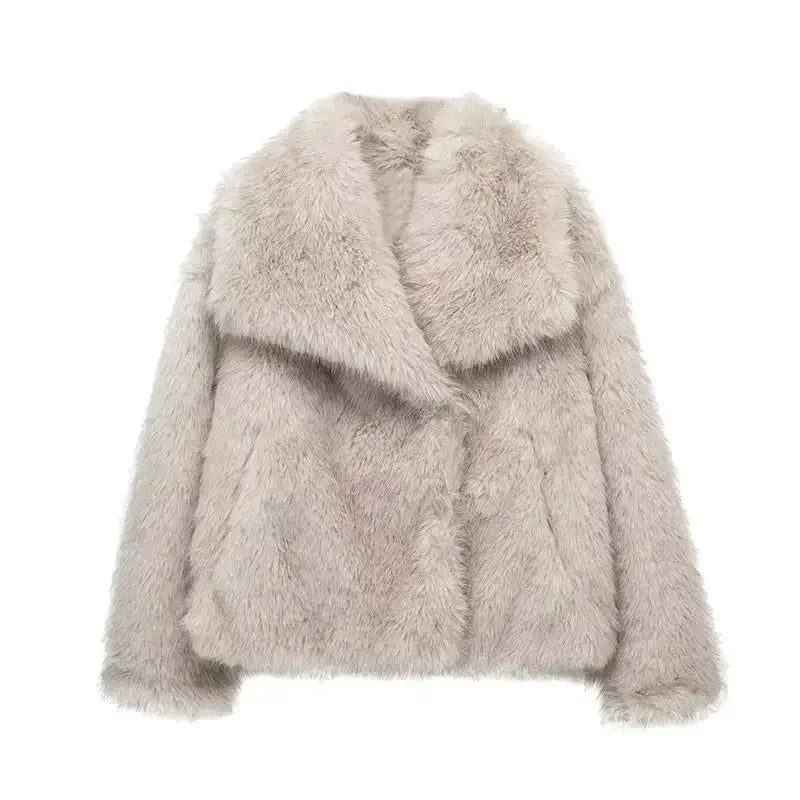 Lucy | Manteau En Fausse Fourrure Femme Élégant