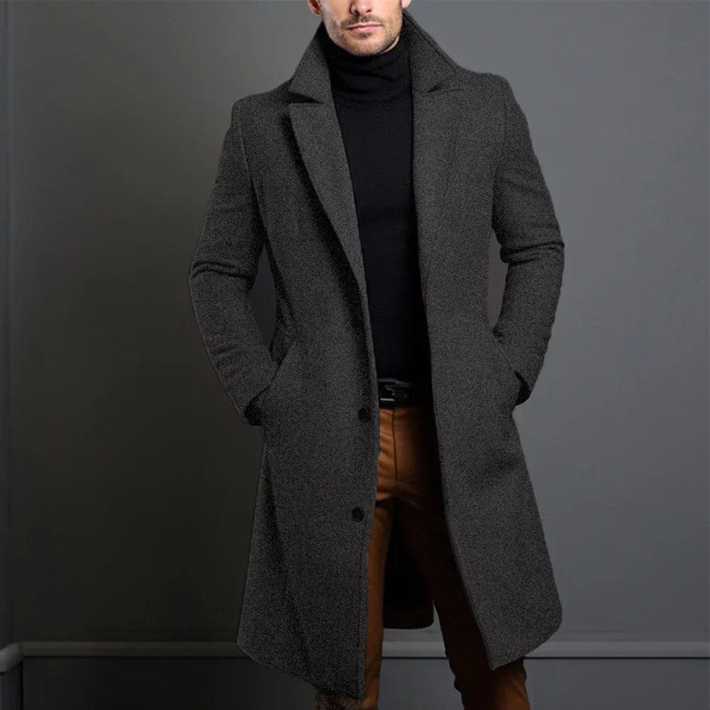 Adrien | Manteau pour Homme Long en Laine