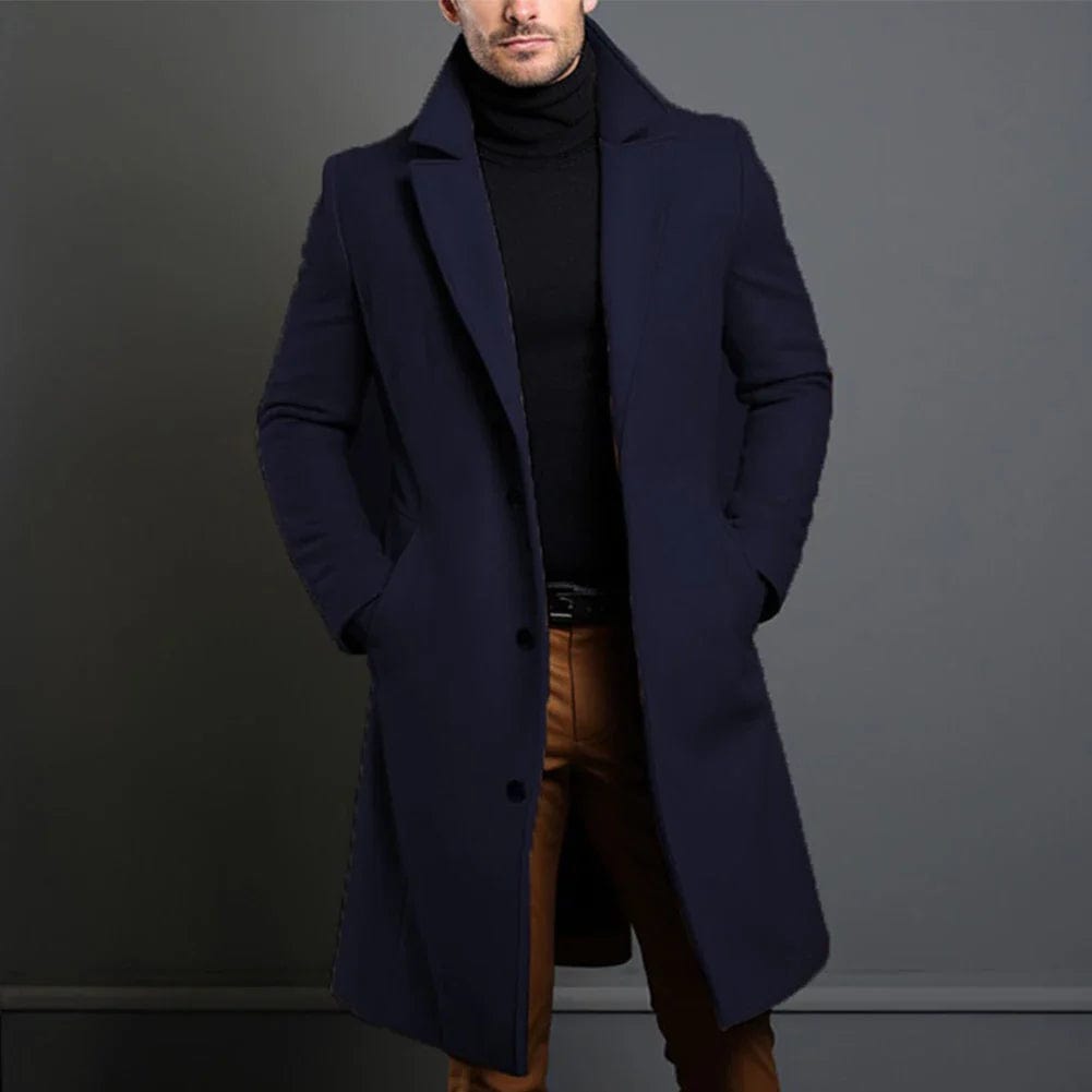 Adrien | Manteau pour Homme Long en Laine