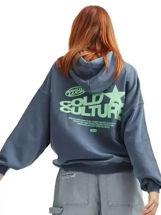 Naomi | Sweat À Capuche Imprimé Oversize pour Femme