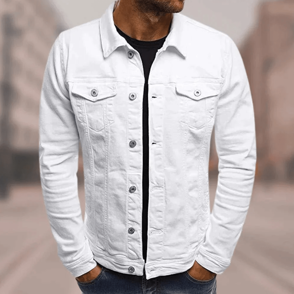 In FrenchPhilipe - Veste en jean pour homme - Édition Automne