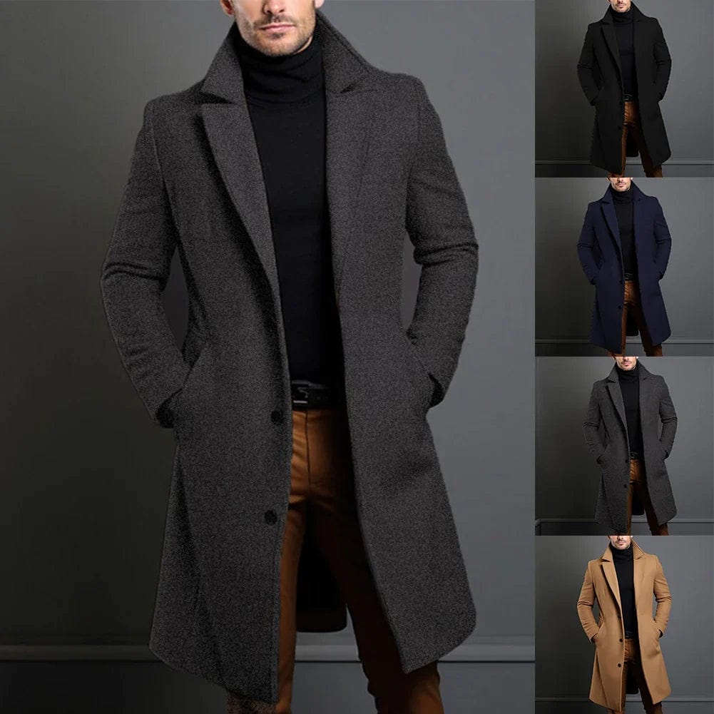 Adrien | Manteau pour Homme Long en Laine
