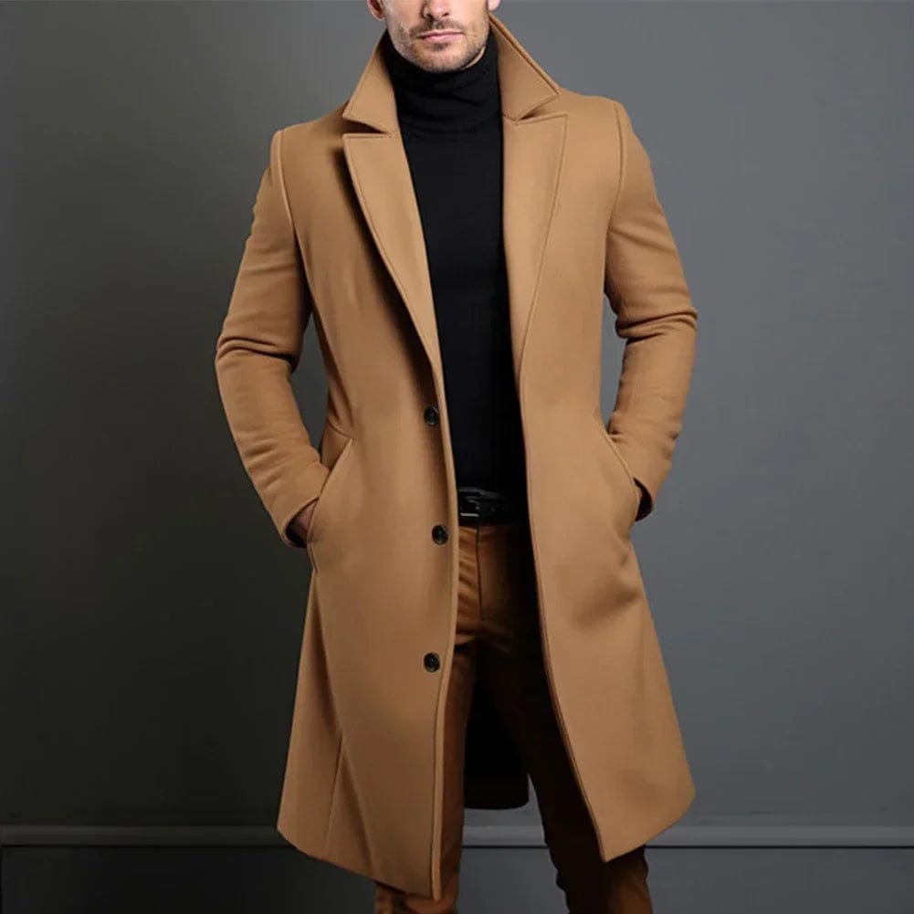 Adrien | Manteau pour Homme Long en Laine