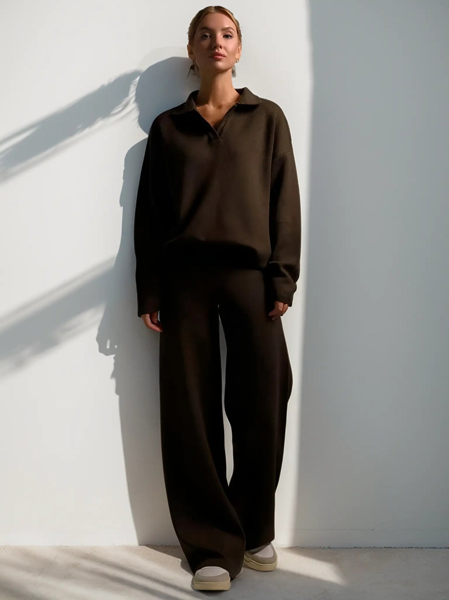 Inaya | Ensemble Loungewear en Maille pour Femme