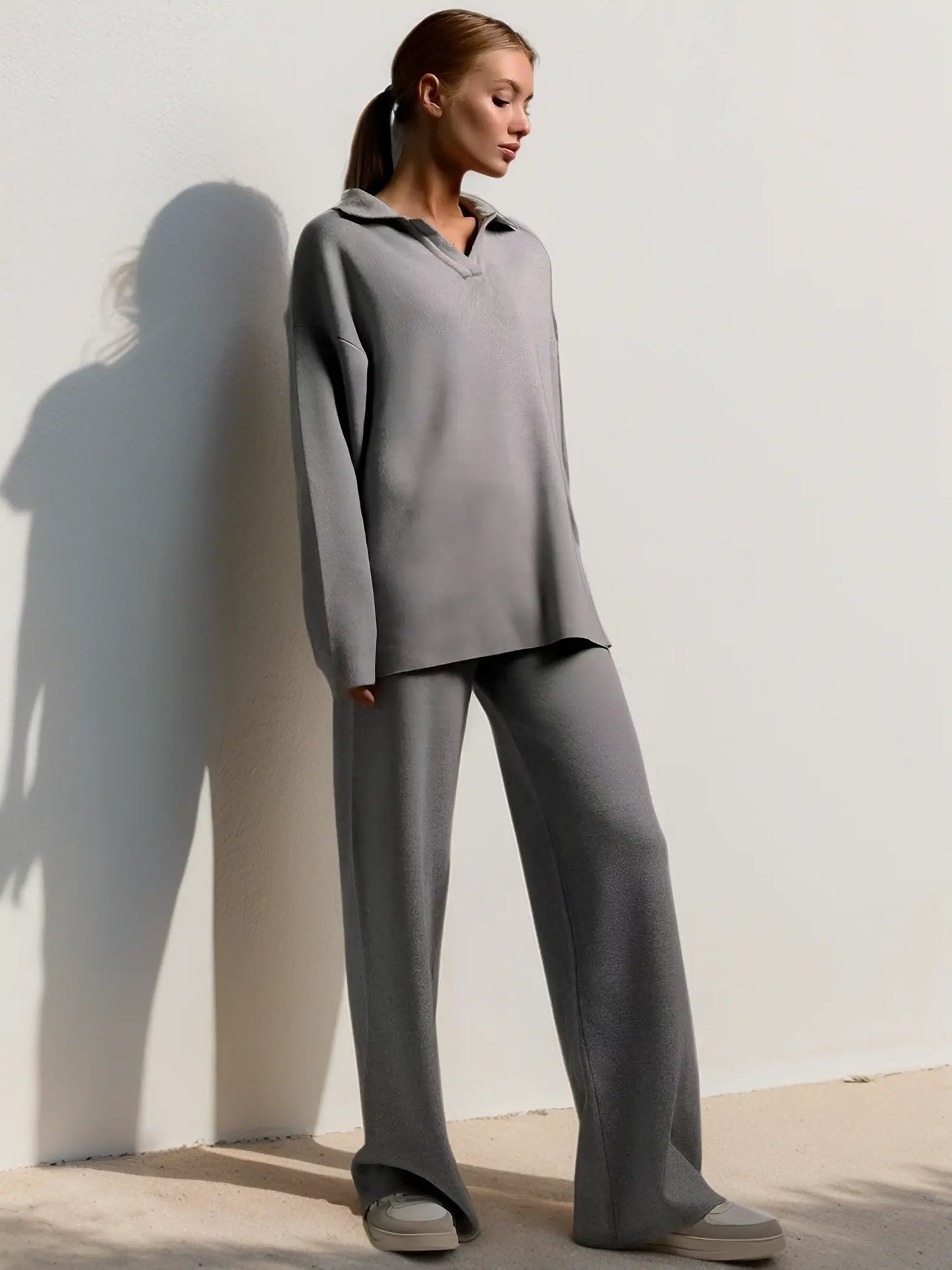 Inaya | Ensemble Loungewear en Maille pour Femme