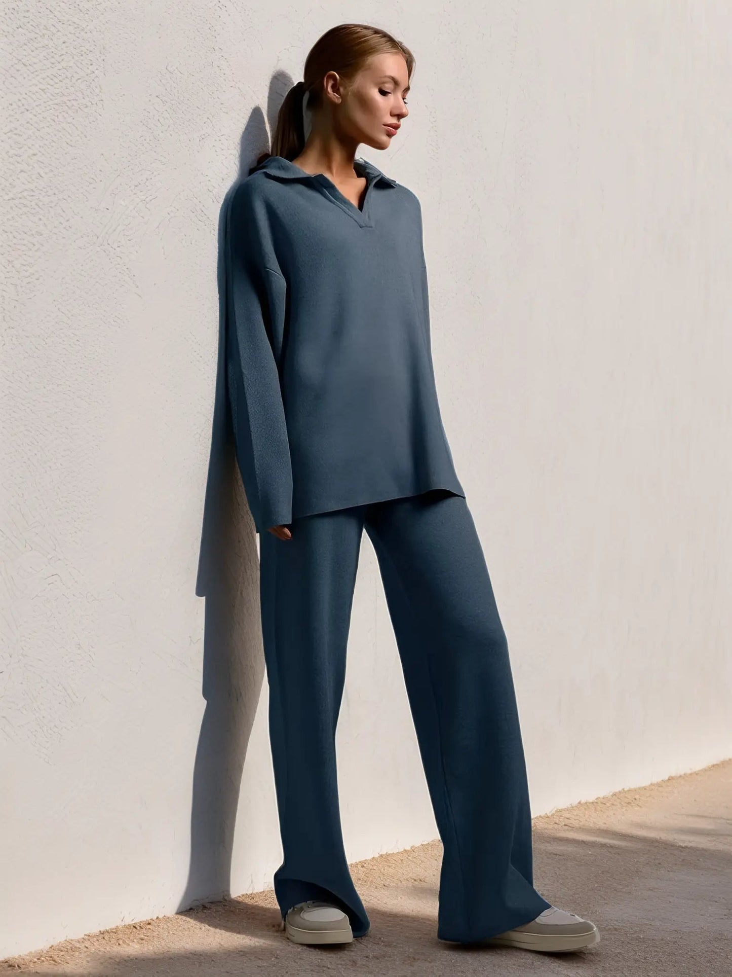 Inaya | Ensemble Loungewear en Maille pour Femme