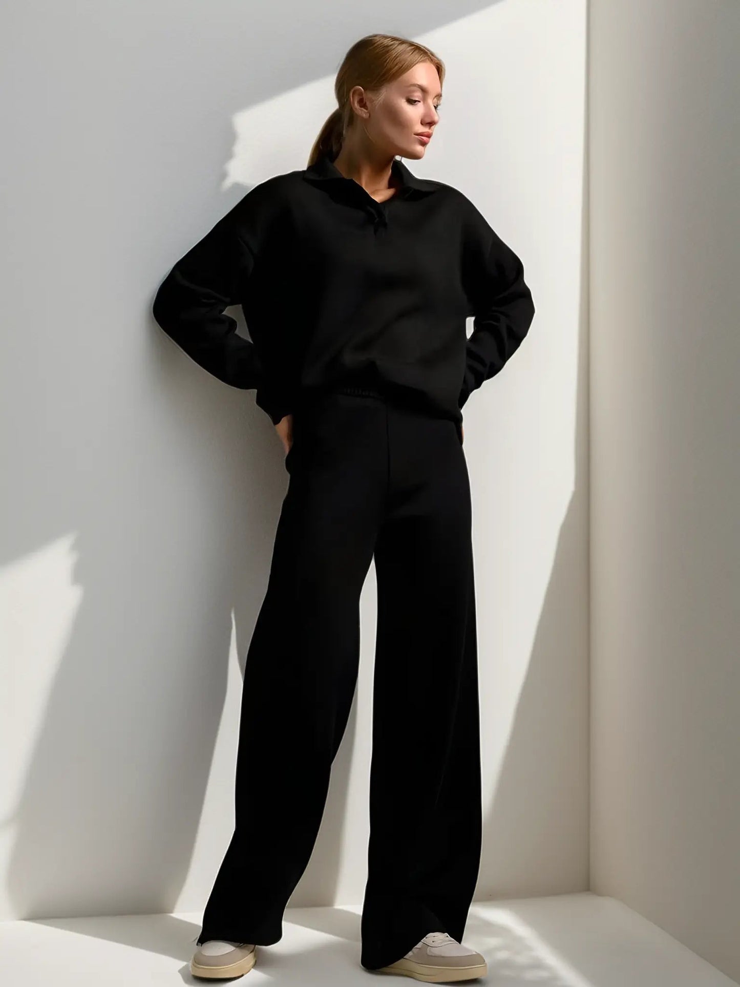 Inaya | Ensemble Loungewear en Maille pour Femme