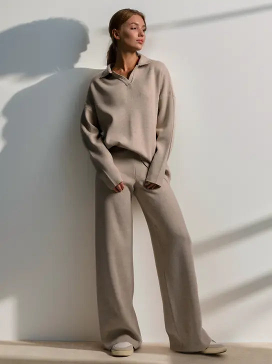 Inaya | Ensemble Loungewear en Maille pour Femme