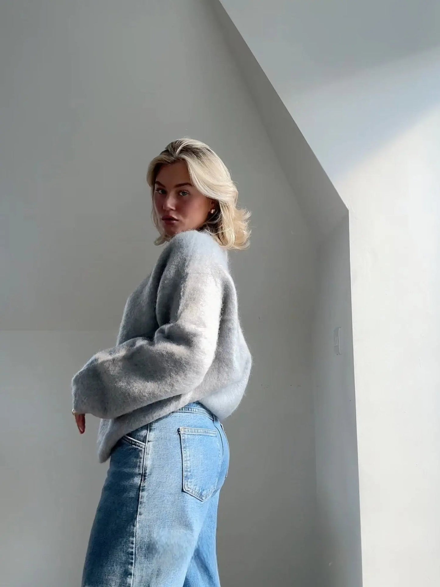 Léna | Pull Doux Oversize Élégant pour Femme