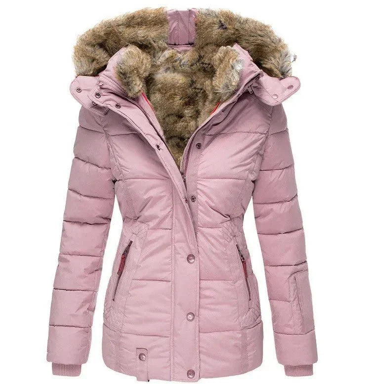 Alicia | Doudoune pour Femme Doublée Fausse Fourrure