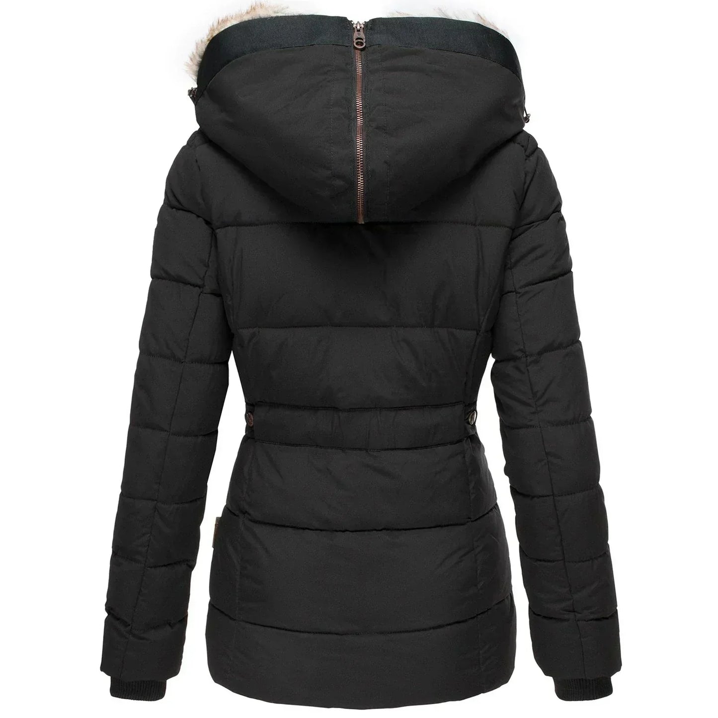 Alicia | Doudoune pour Femme Doublée Fausse Fourrure