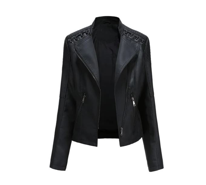 Veste en cuir d'agneau pour l'automne