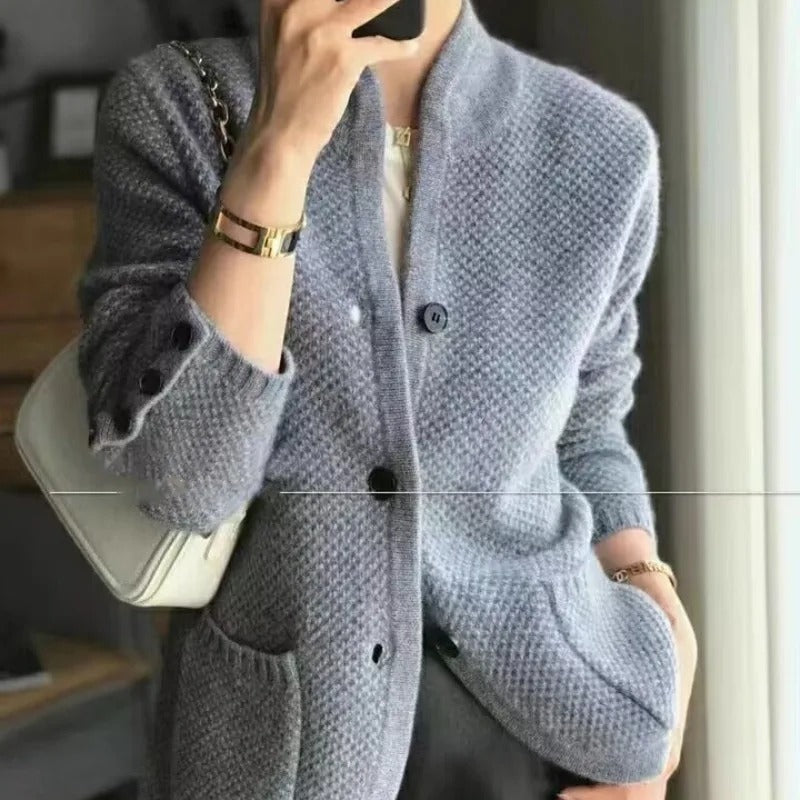Chloé | Cardigan texturé en maille avec boutons