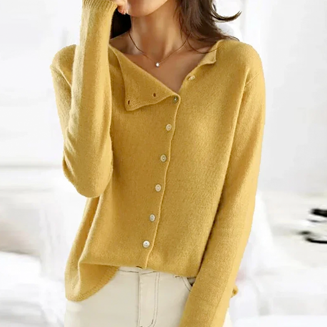 Cardigan Elegante in Cashmere di Alta Qualità Perfetto per l'Autunno