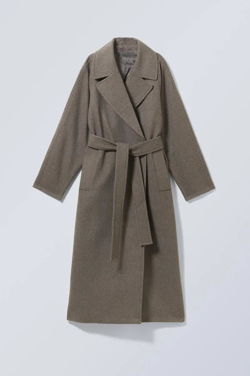 Chiara | Manteau Long pour Femme Oversize Laine