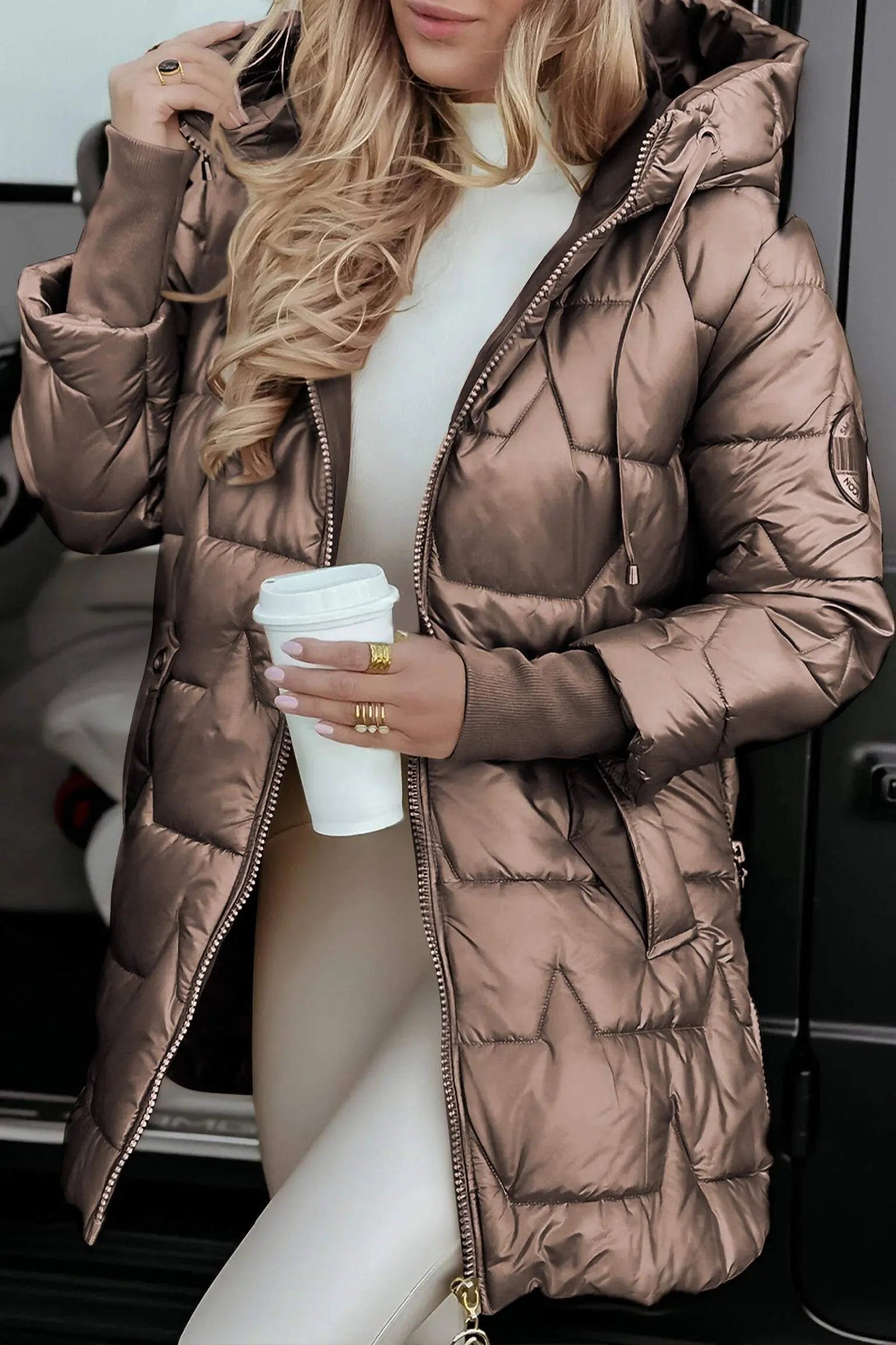 Giulia | Doudoune pour Femme Métallisée