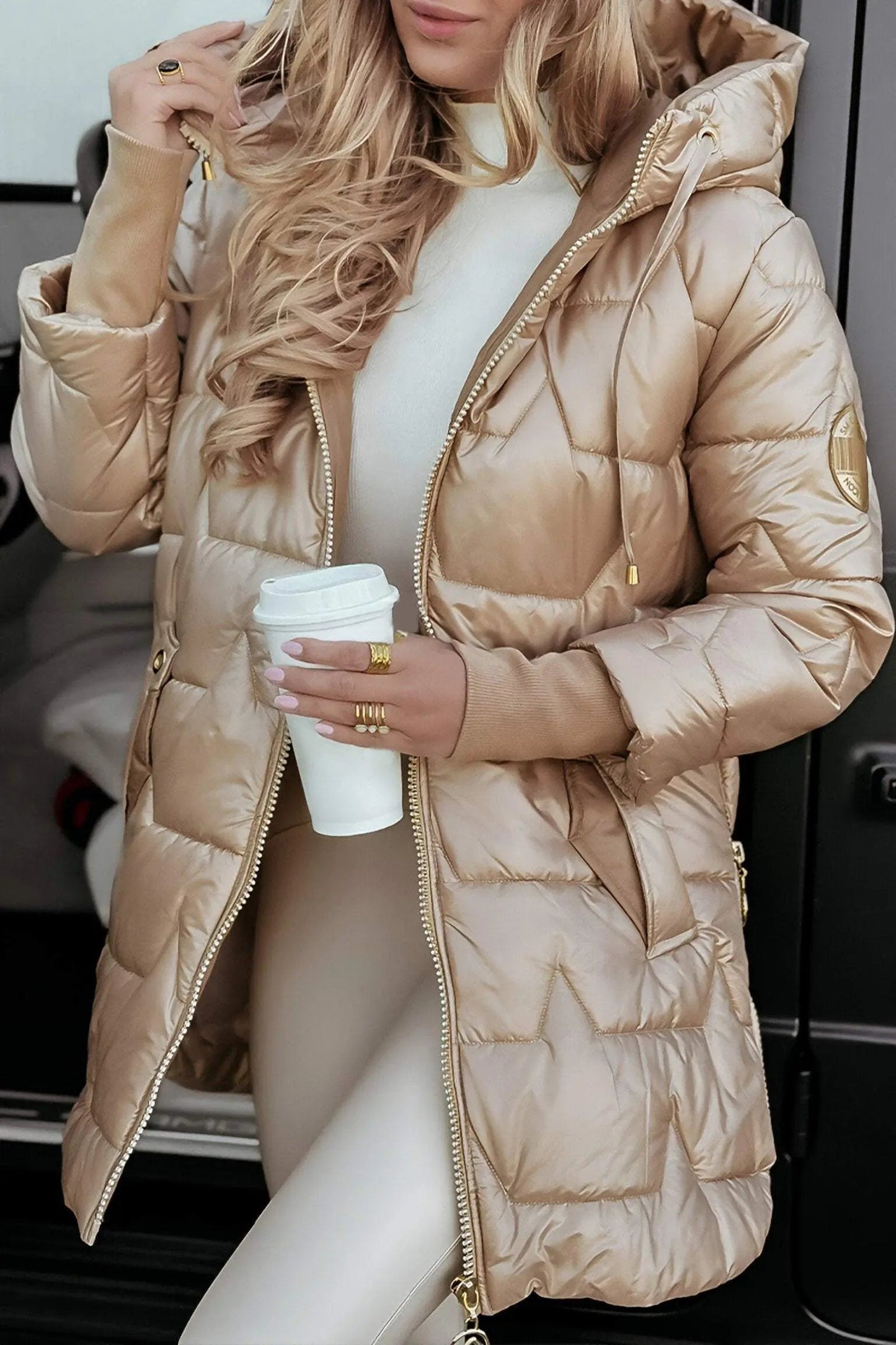 Giulia | Doudoune pour Femme Métallisée