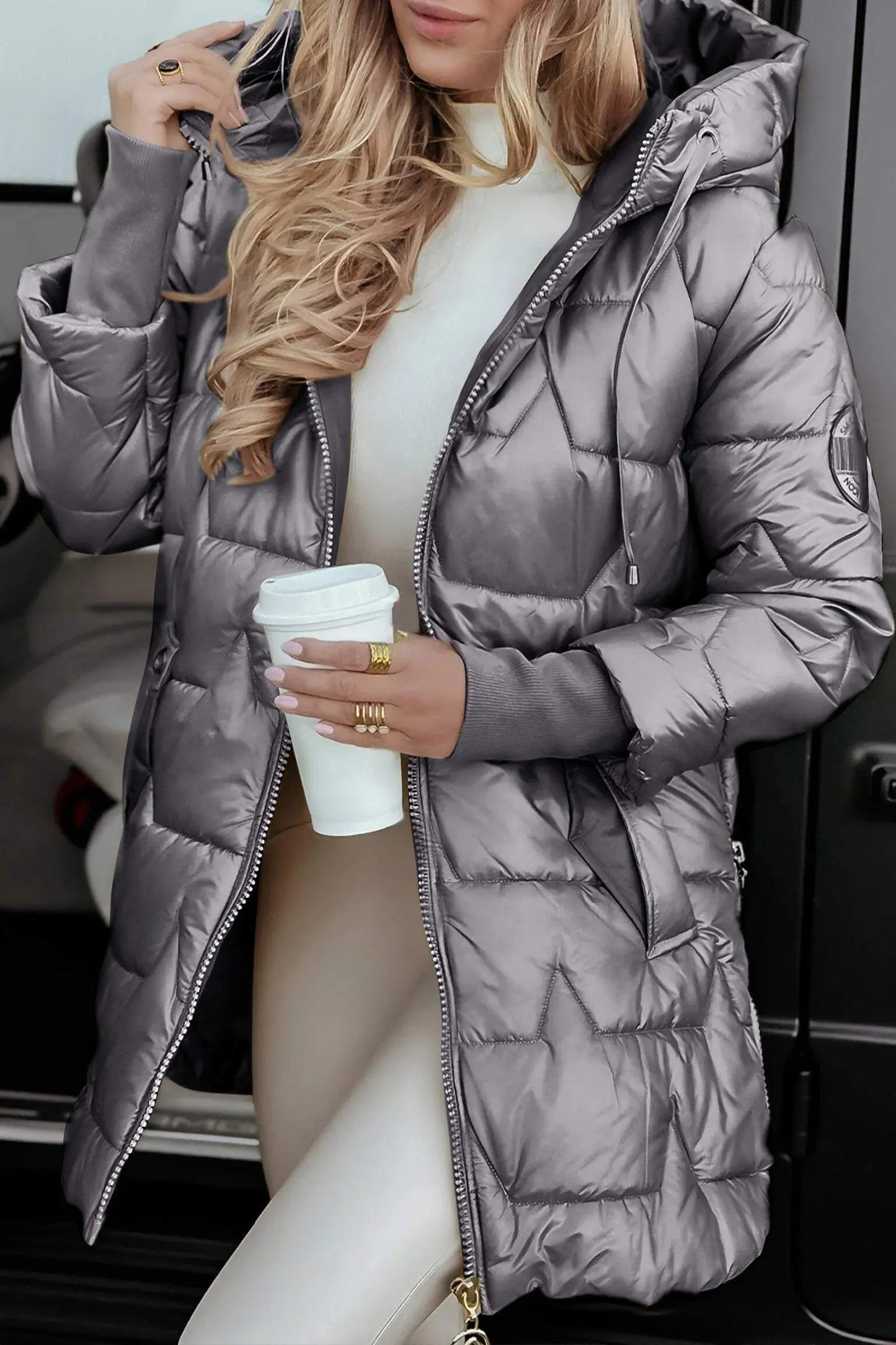 Giulia | Doudoune pour Femme Métallisée