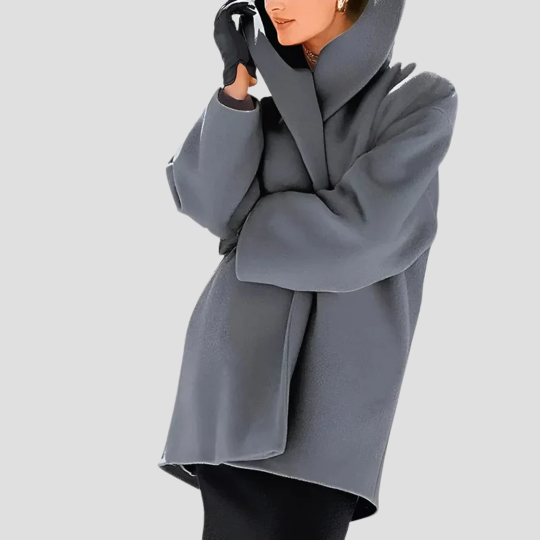 Manteau en Laine à Capuche - Chaud et Élégant pour Hiver