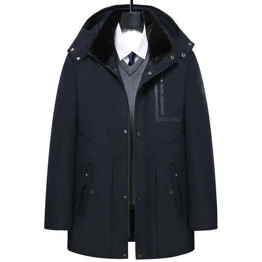 Parka Homme - Hiver - Capuche Amovible - Chaude
