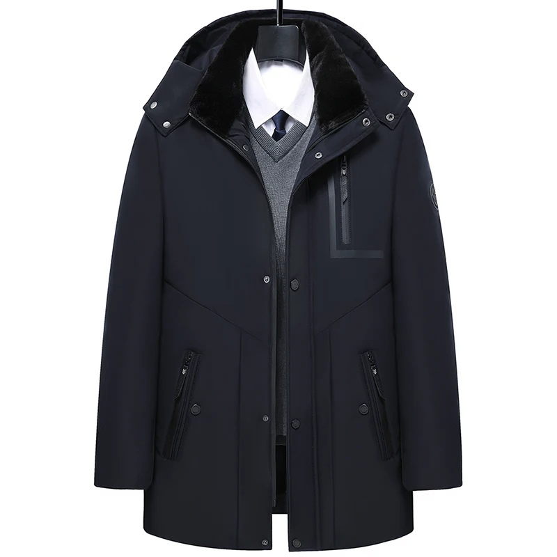 Parka Homme - Hiver - Capuche Amovible - Chaude