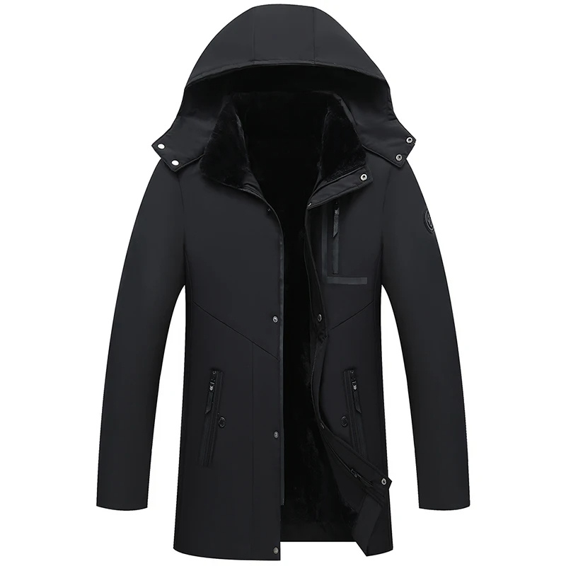 Parka Homme - Hiver - Capuche Amovible - Chaude