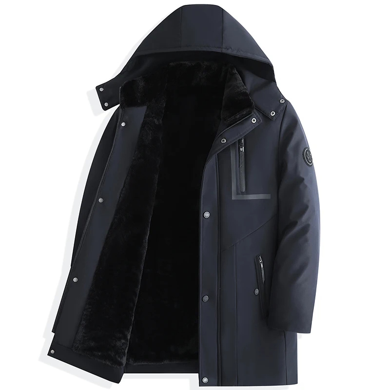 Parka Homme - Hiver - Capuche Amovible - Chaude