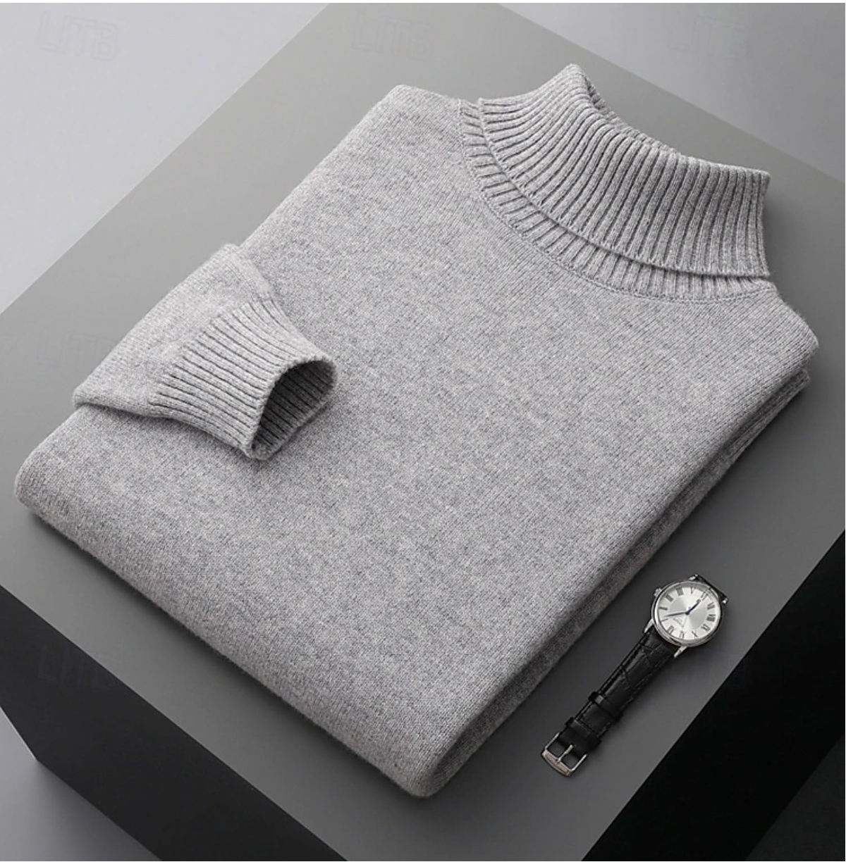 Col Roulé Laine Mérinos Homme - Chaleur & Style