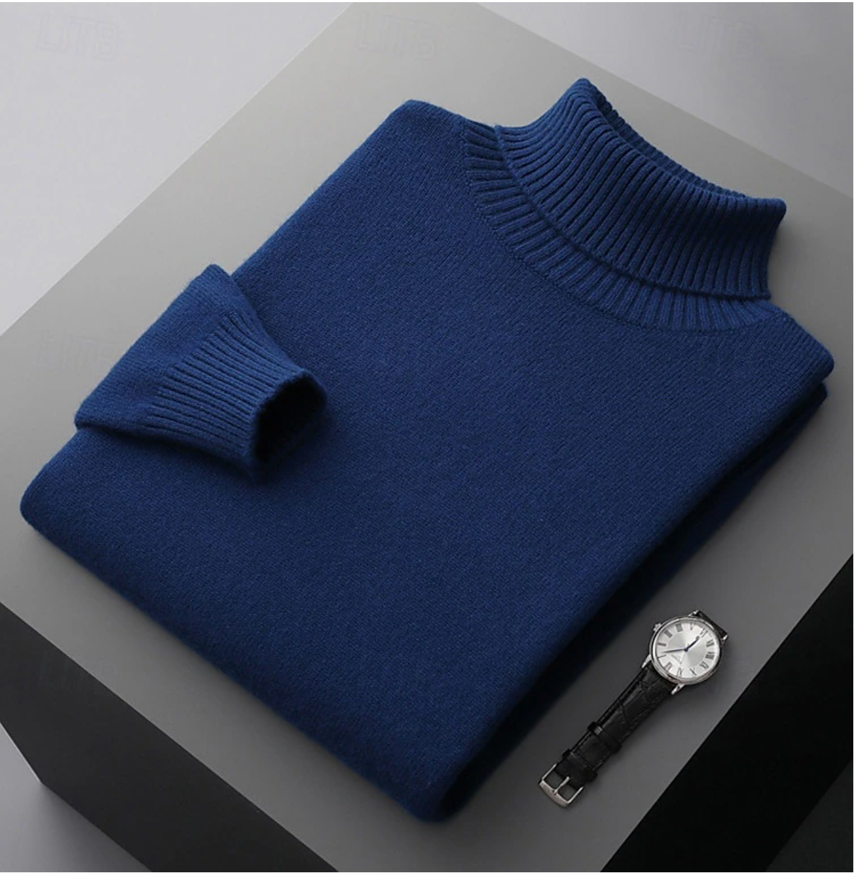 Col Roulé Laine Mérinos Homme - Chaleur & Style