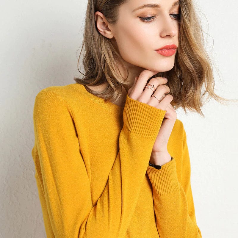 Pull en Cachemire Femme - Élégant | Confort & Style