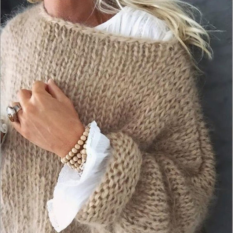 Pull Inès - Tricot Laine - Style Moderne