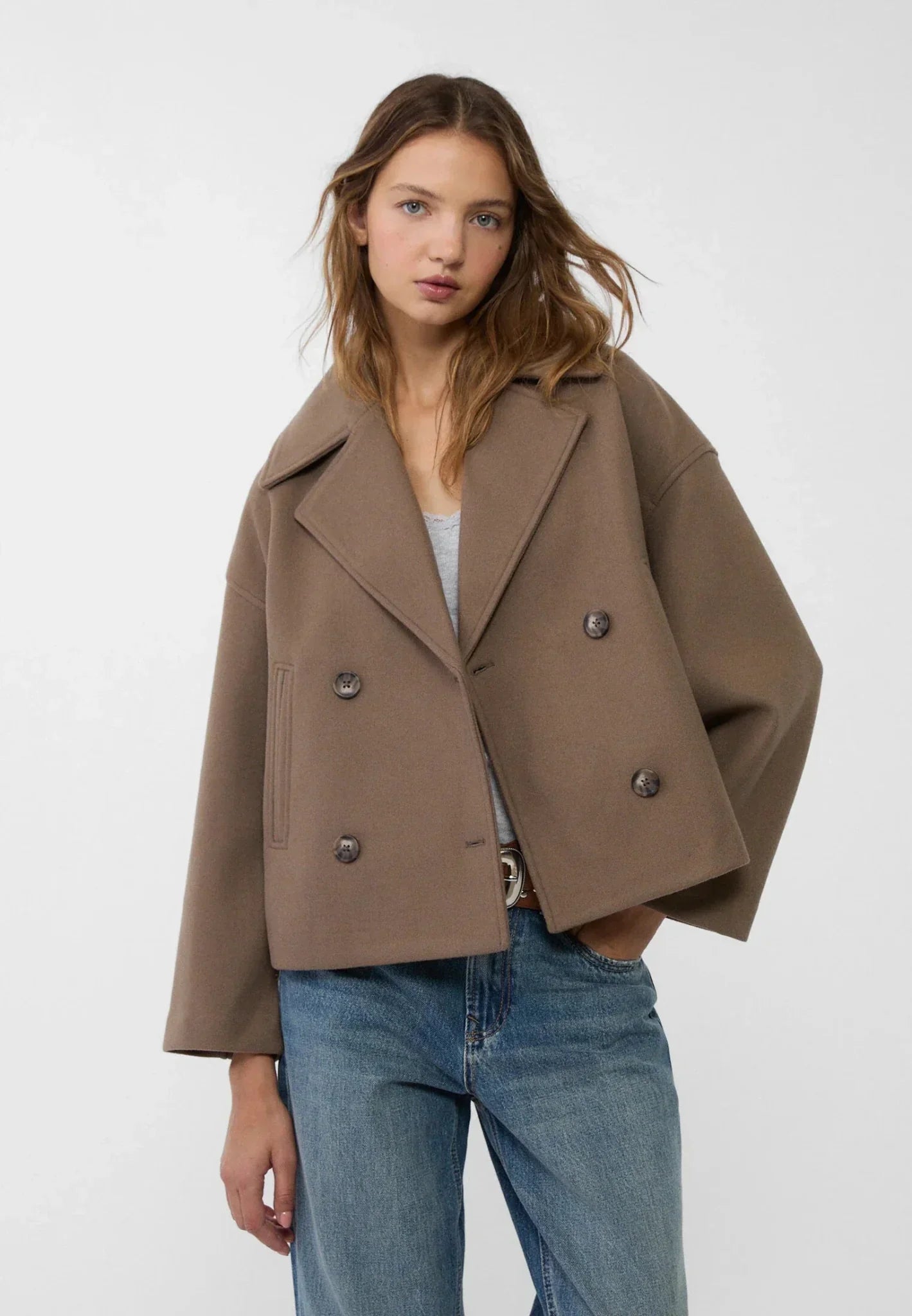Heidi-Mode | Jacke Kurz Doppelreiher Schicke Oberbekleidung