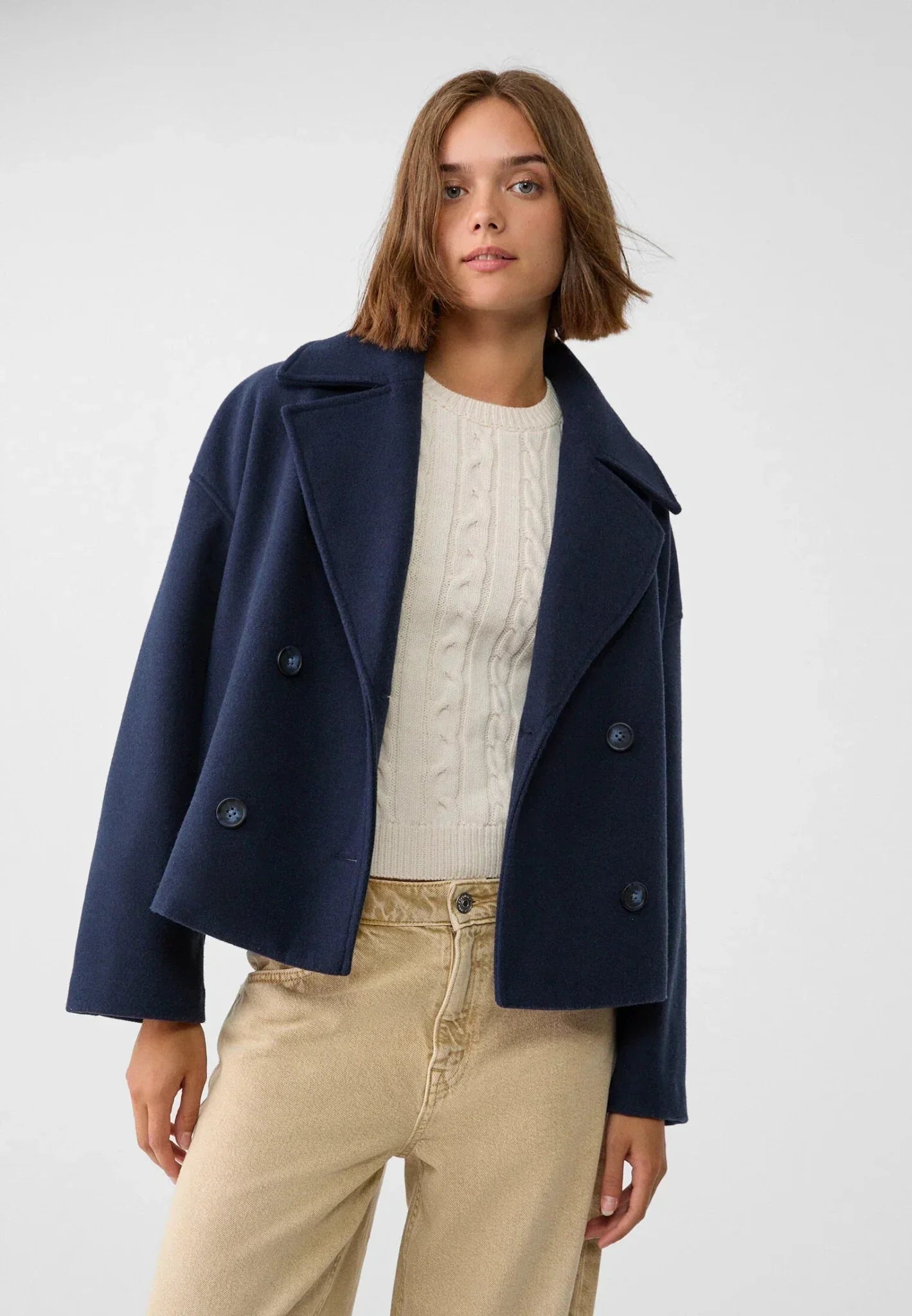 Heidi-Mode | Jacke Kurz Doppelreiher Schicke Oberbekleidung