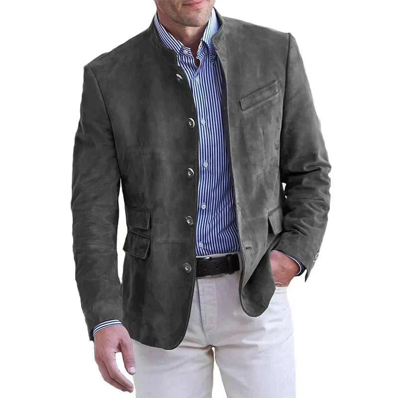Veste en Cuir Maxence - Hommes - Intemporelle
