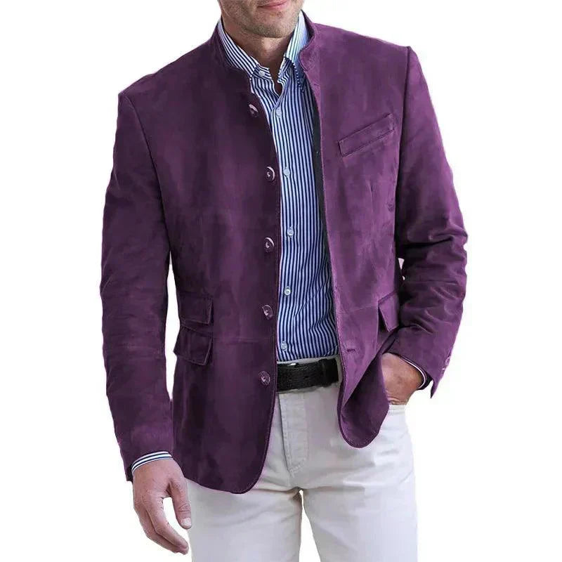 Veste en Cuir Maxence - Hommes - Intemporelle