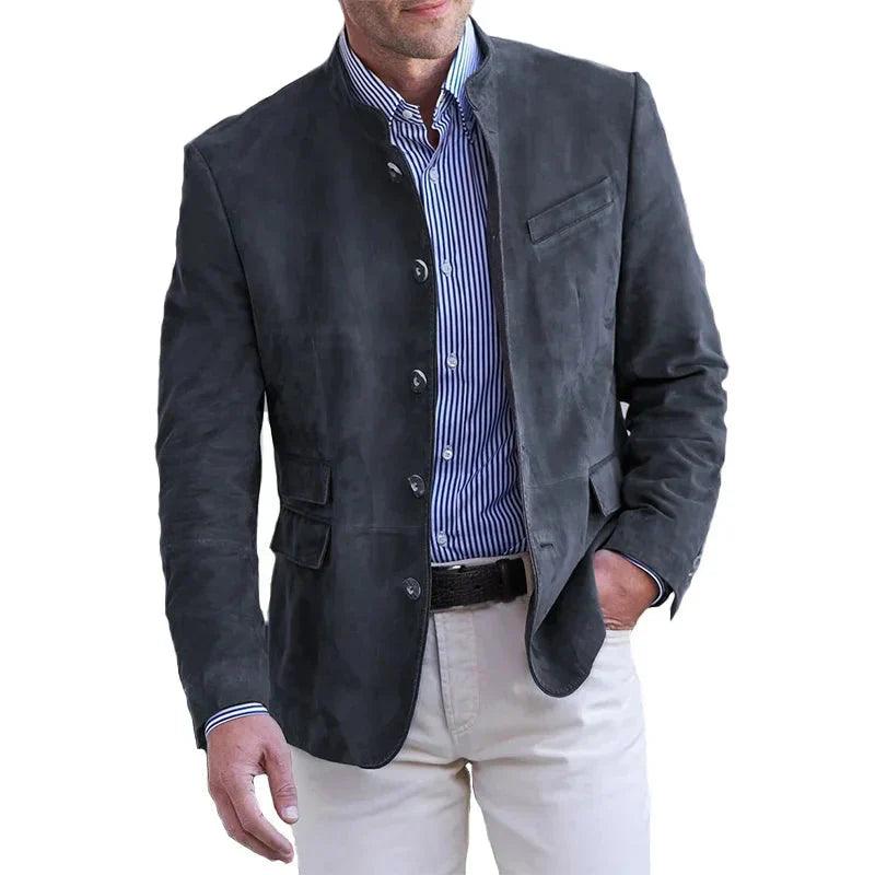 Veste en Cuir Maxence - Hommes - Intemporelle