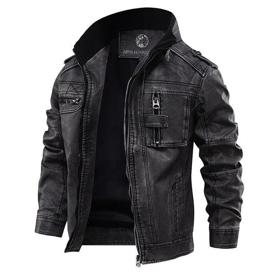 Veste en Cuir Homme - Élégance Intemporelle - Marc