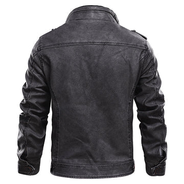 Veste en Cuir Homme - Élégance Intemporelle - Marc